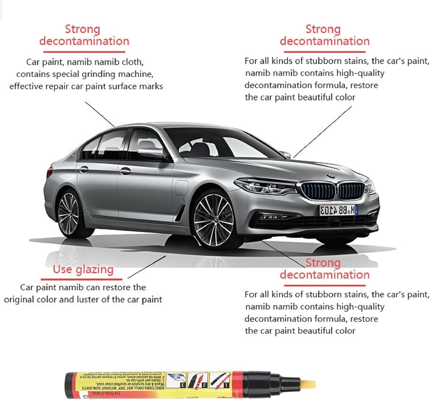 Stylo 2-en-1 Anti Rayure Voiture et Moto – Image 6
