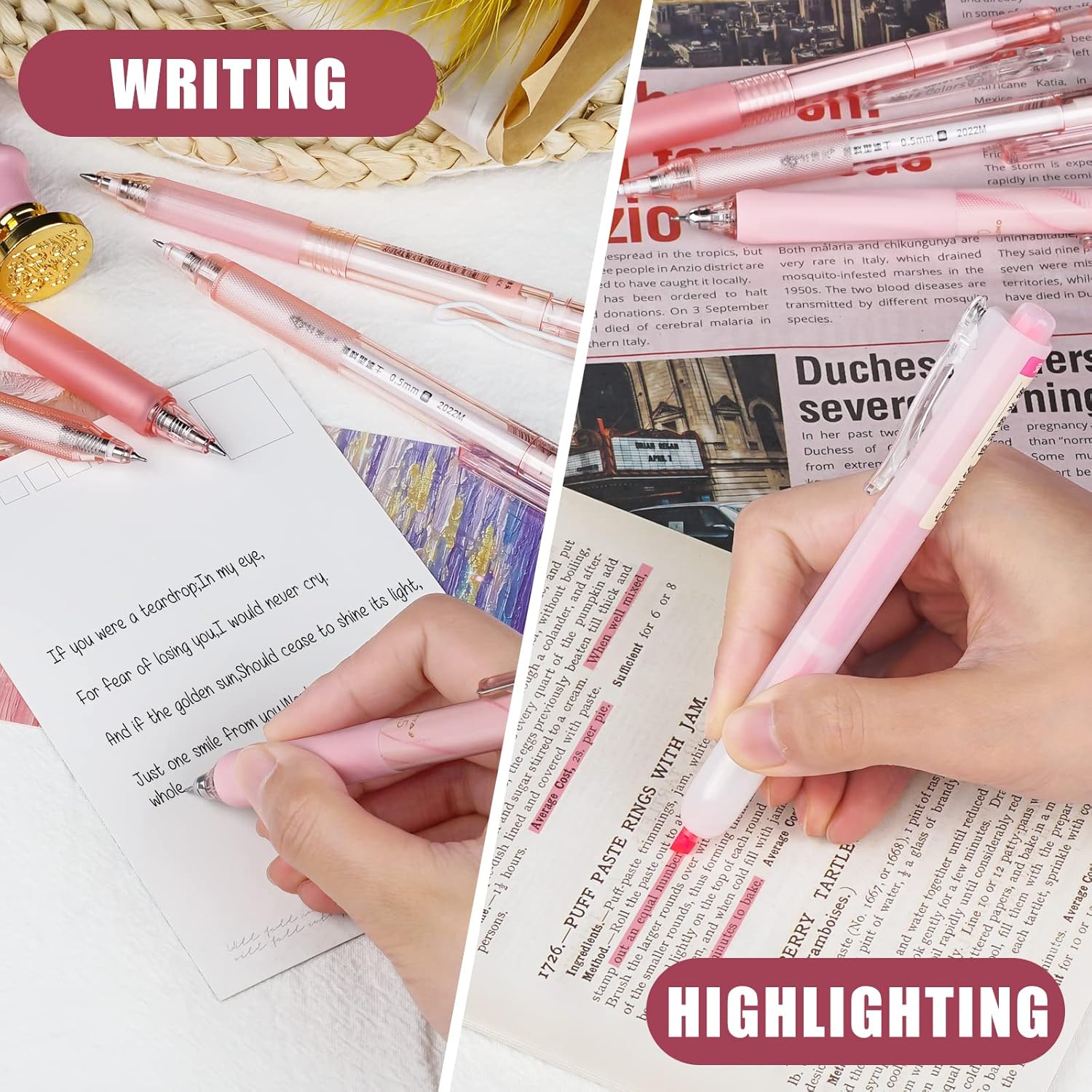 Stylos rose à Encre Gel Mignons - Lot de 12 – Image 7