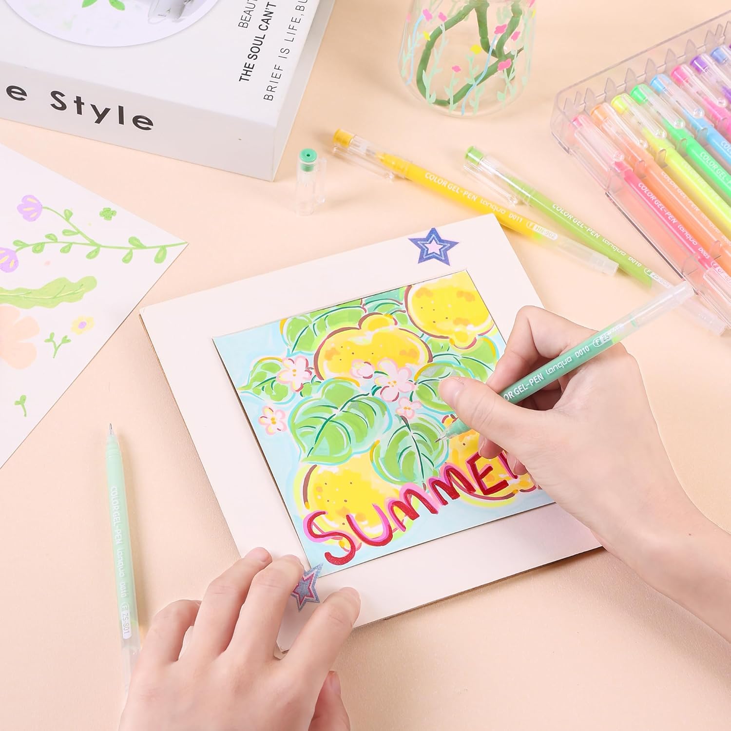 Stylos à Encre Gel 99 Couleurs – Image 7