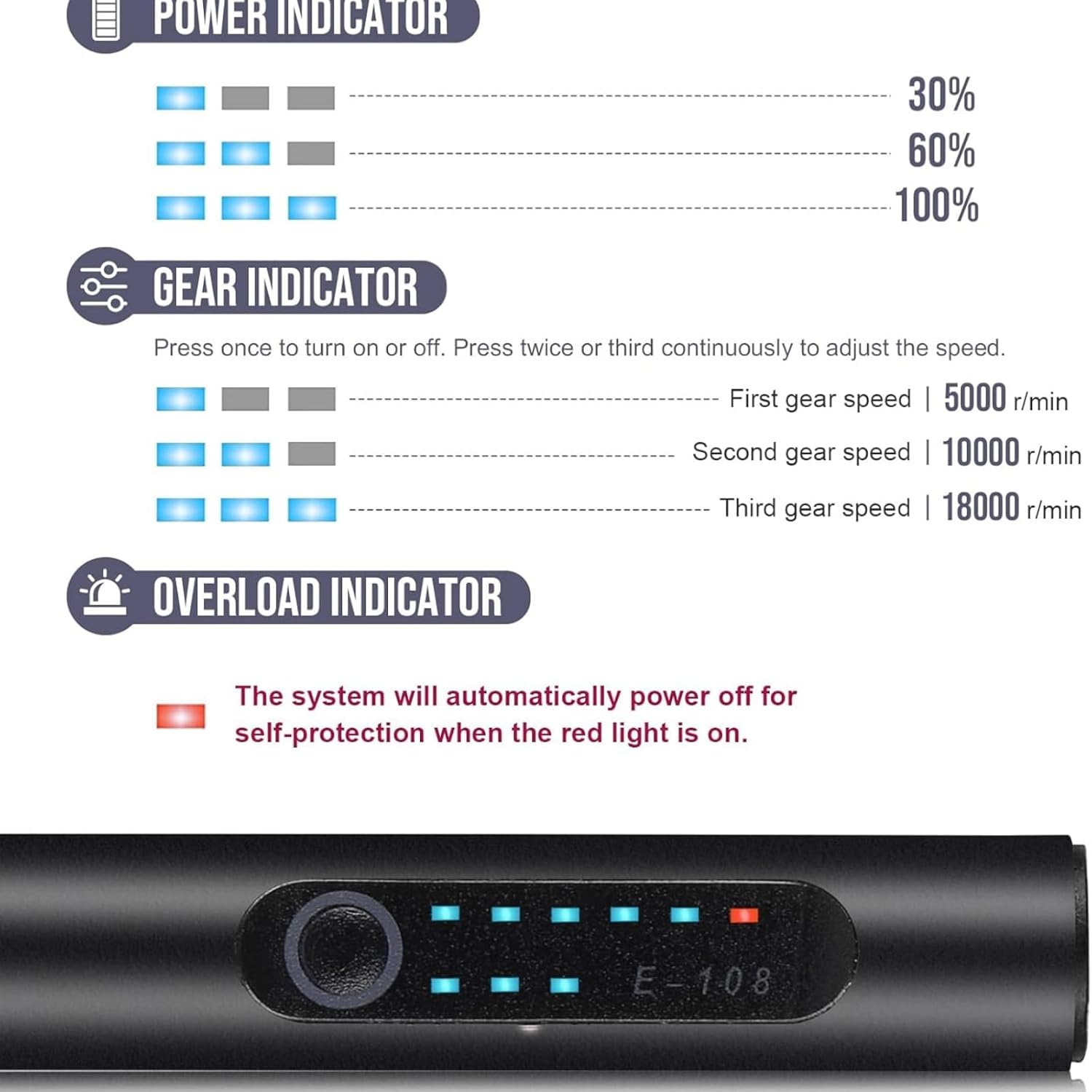 Stylo de Gravure USB Sans Fil - 37 Bits – Image 3