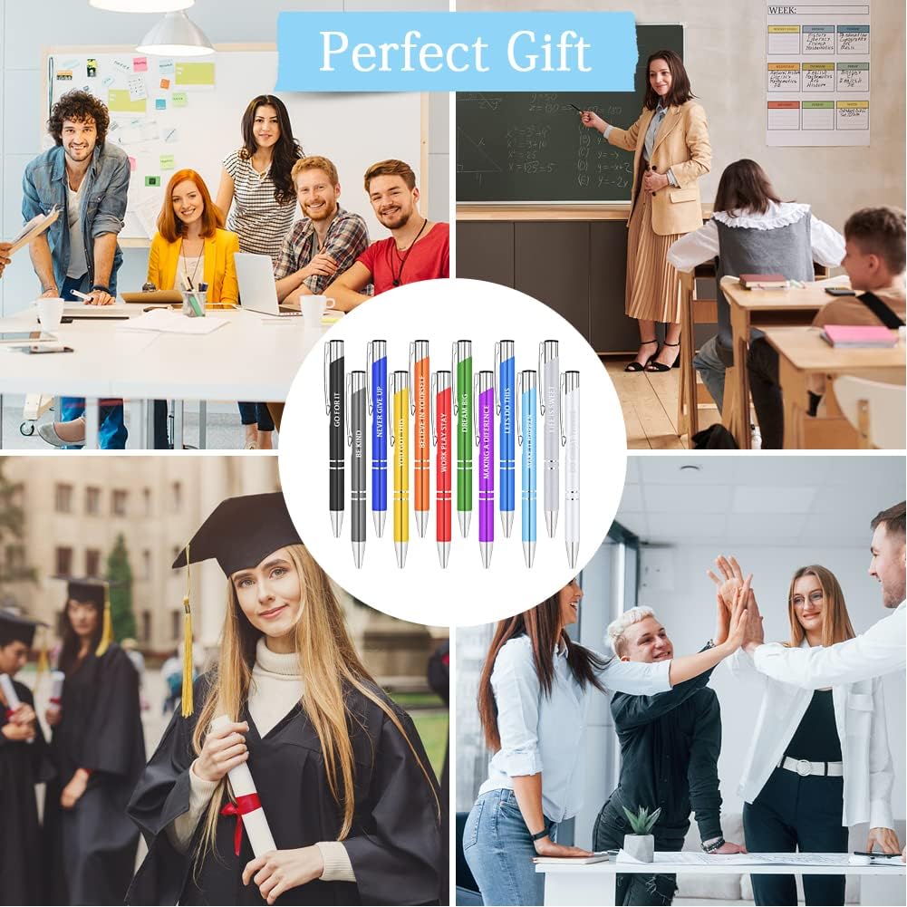 Ensemble de 12 Stylos Bille Personnalisés - Rechargeables – Image 4