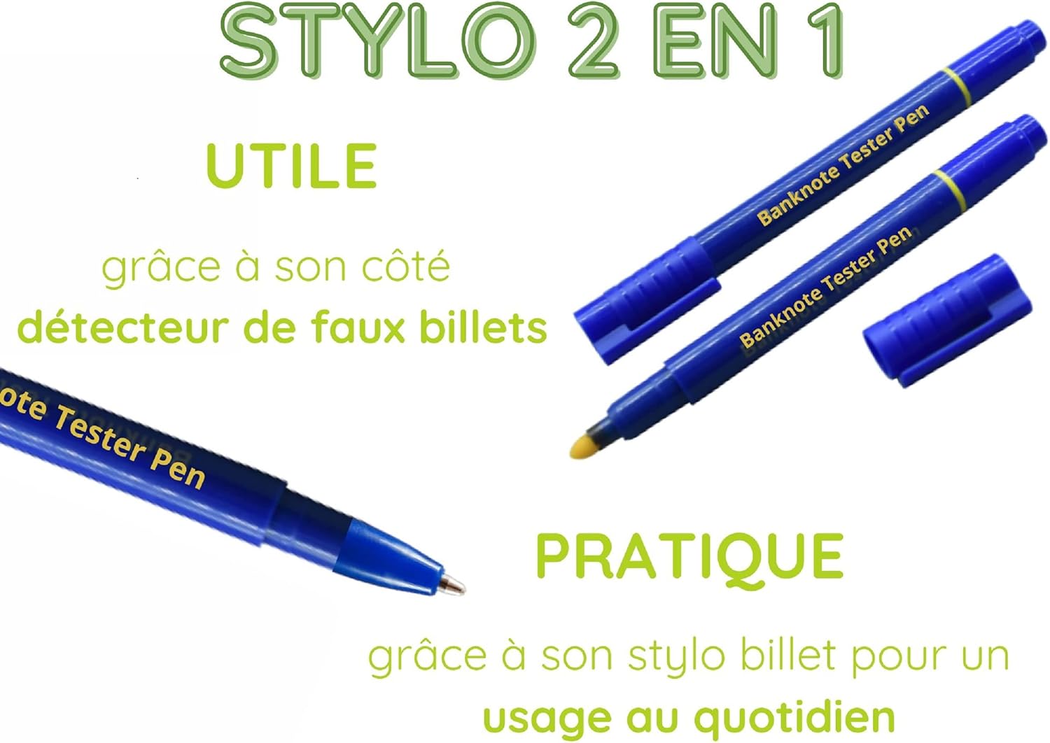 Stylo Détecteur de Faux Billets - Lot de 2 – Image 4