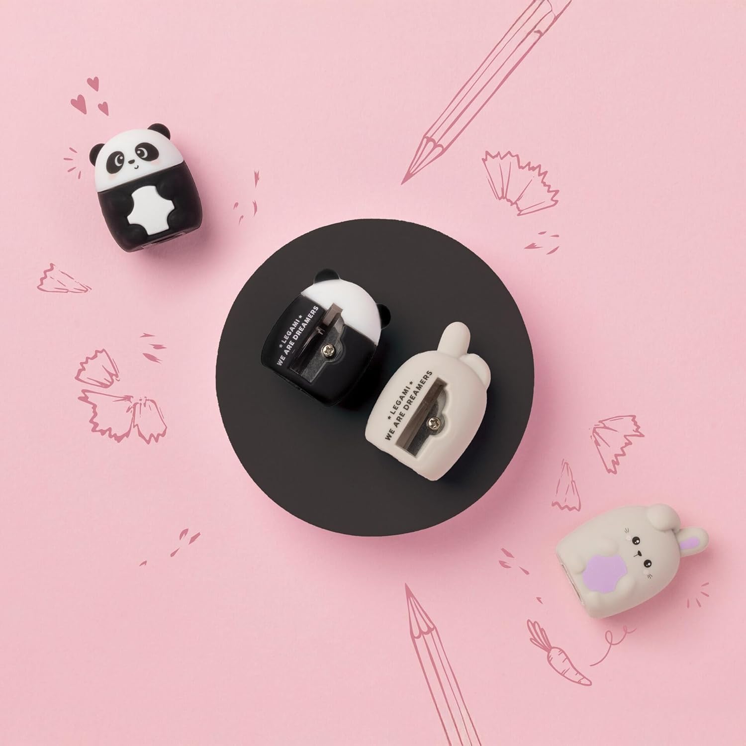 Taille-crayon Panda Mini Friends pour enfants – Image 5