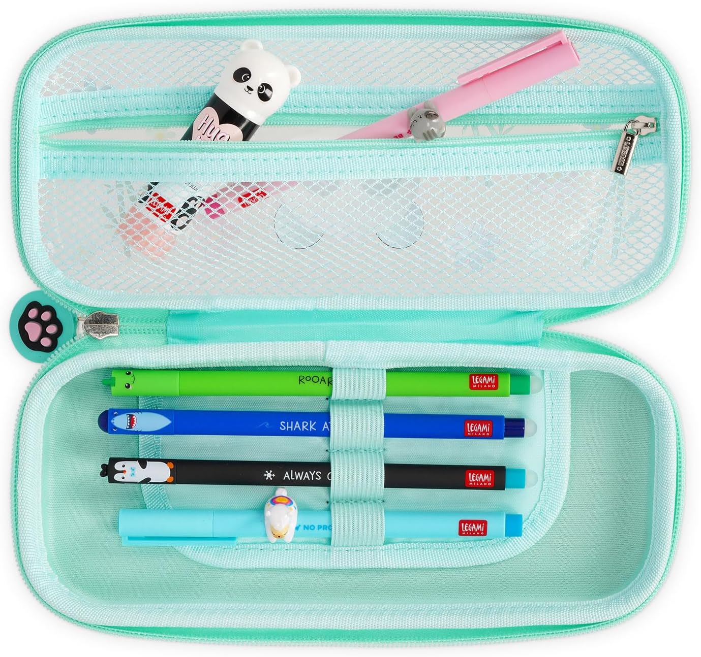 Trousse Wonderwow Legami - 2 Compartiments et Porte-Stylo – Image 3