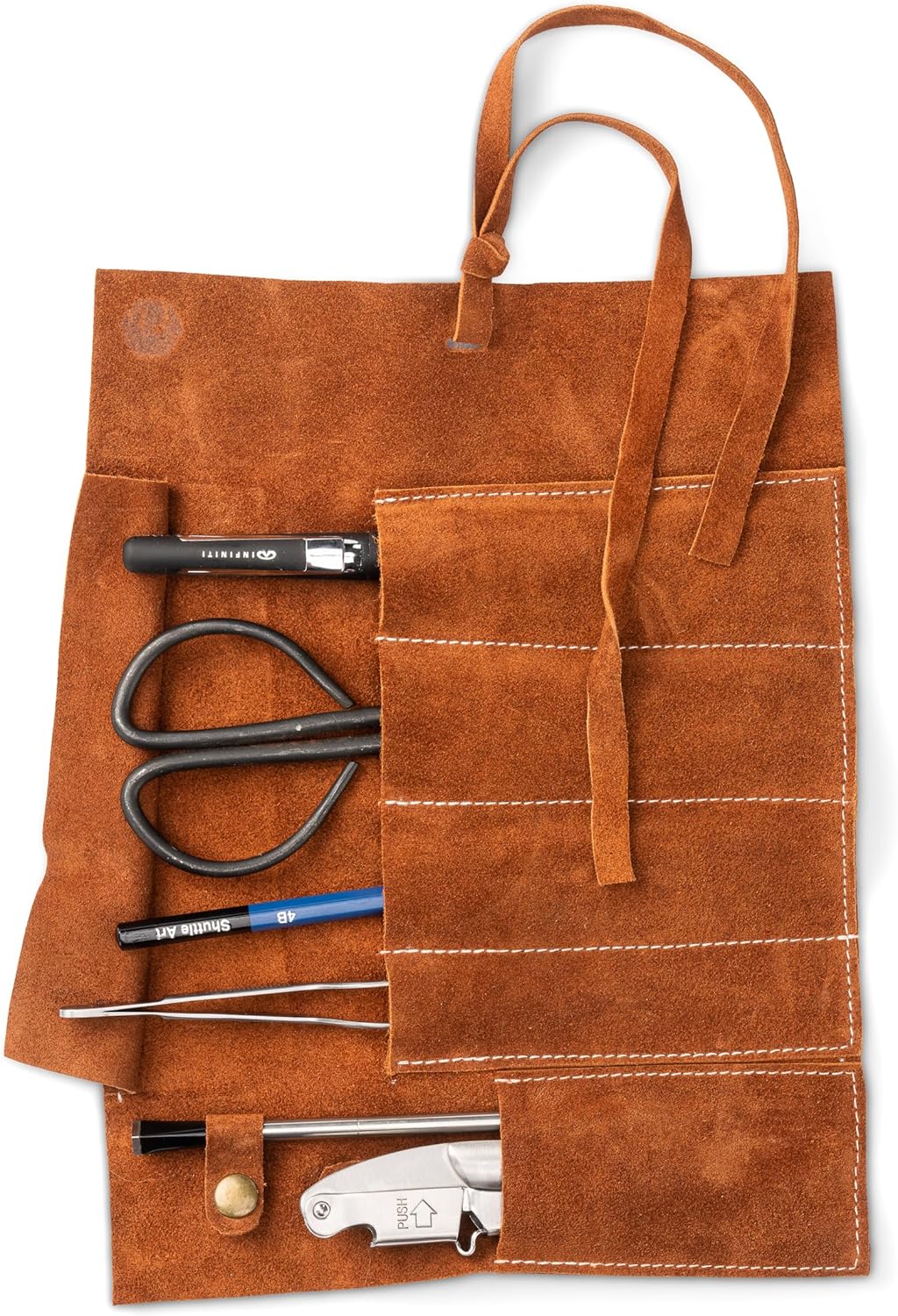 Trousse à Roulettes en Cuir Marron – Angus Stoke – Image 2