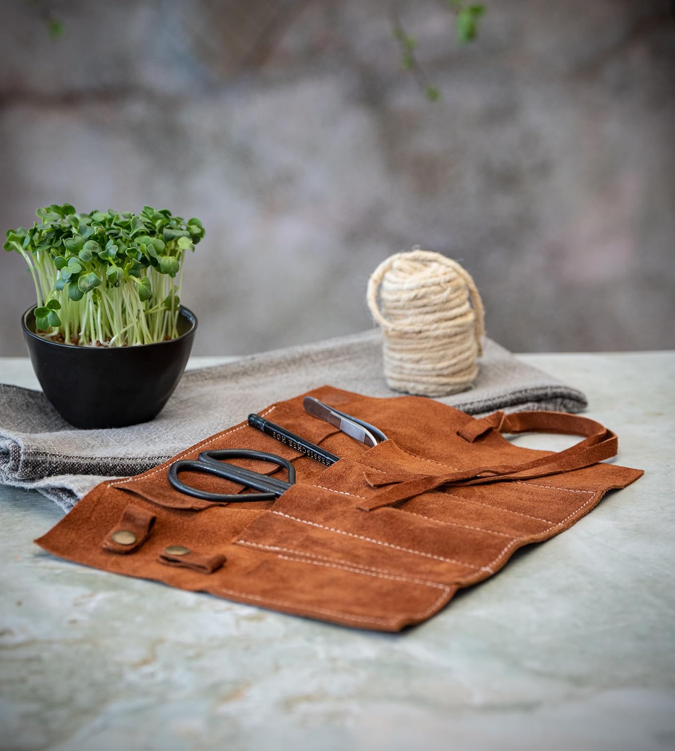Trousse à Roulettes en Cuir Marron – Angus Stoke – Image 3