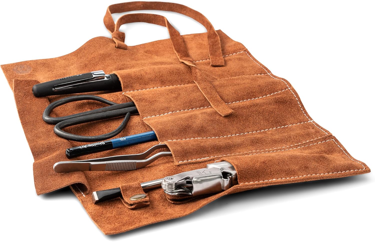 Trousse à Roulettes en Cuir Marron – Angus Stoke – Image 4