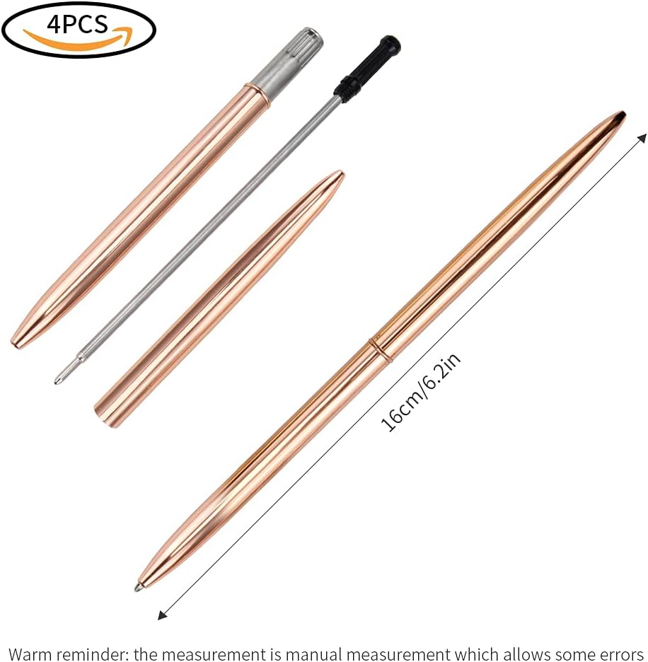 Stylo à Bille Métal 4 Pièces Rotation 2 Têtes – Image 7