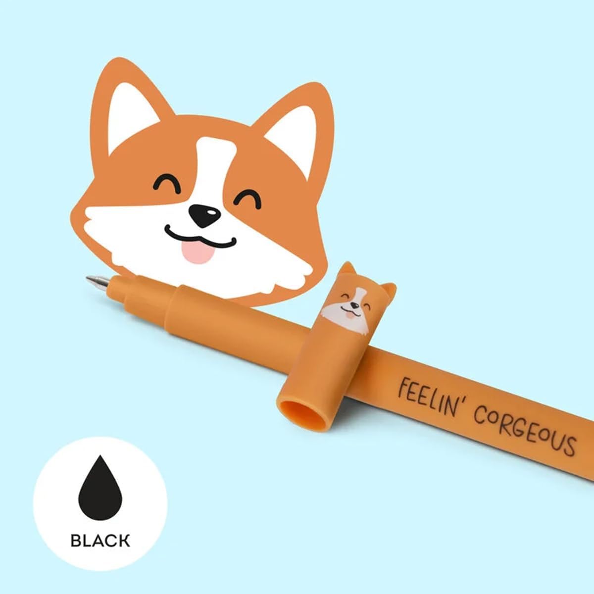 Lot de 15 Stylos Gel Effaçables - Animaux Colorés – Image 3
