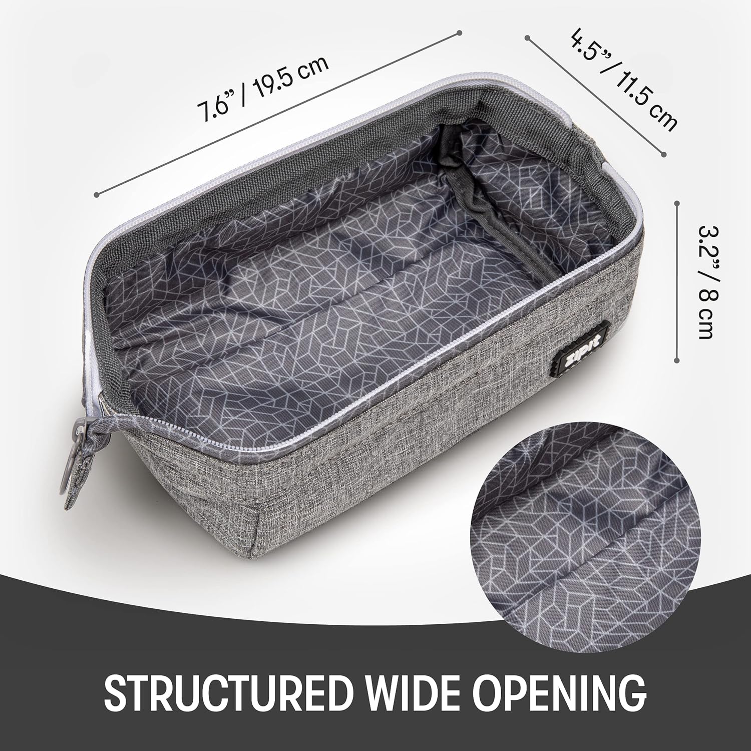 Trousse ZIPIT Lenny | Grande Capacité Scolaire – Image 5