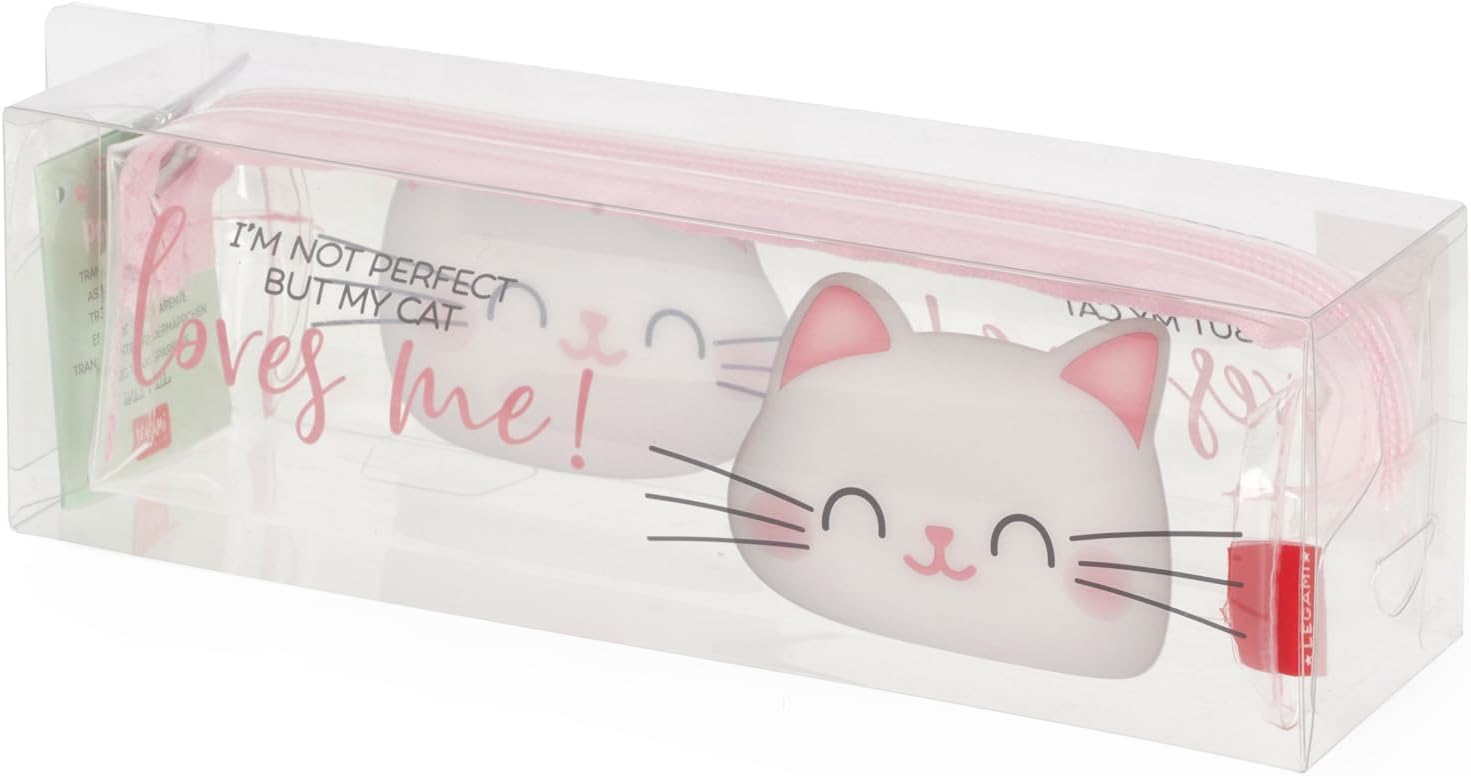 Pochette Transparent Kitty avec Fermeture Éclair 19,5x5,5 cm – Image 2