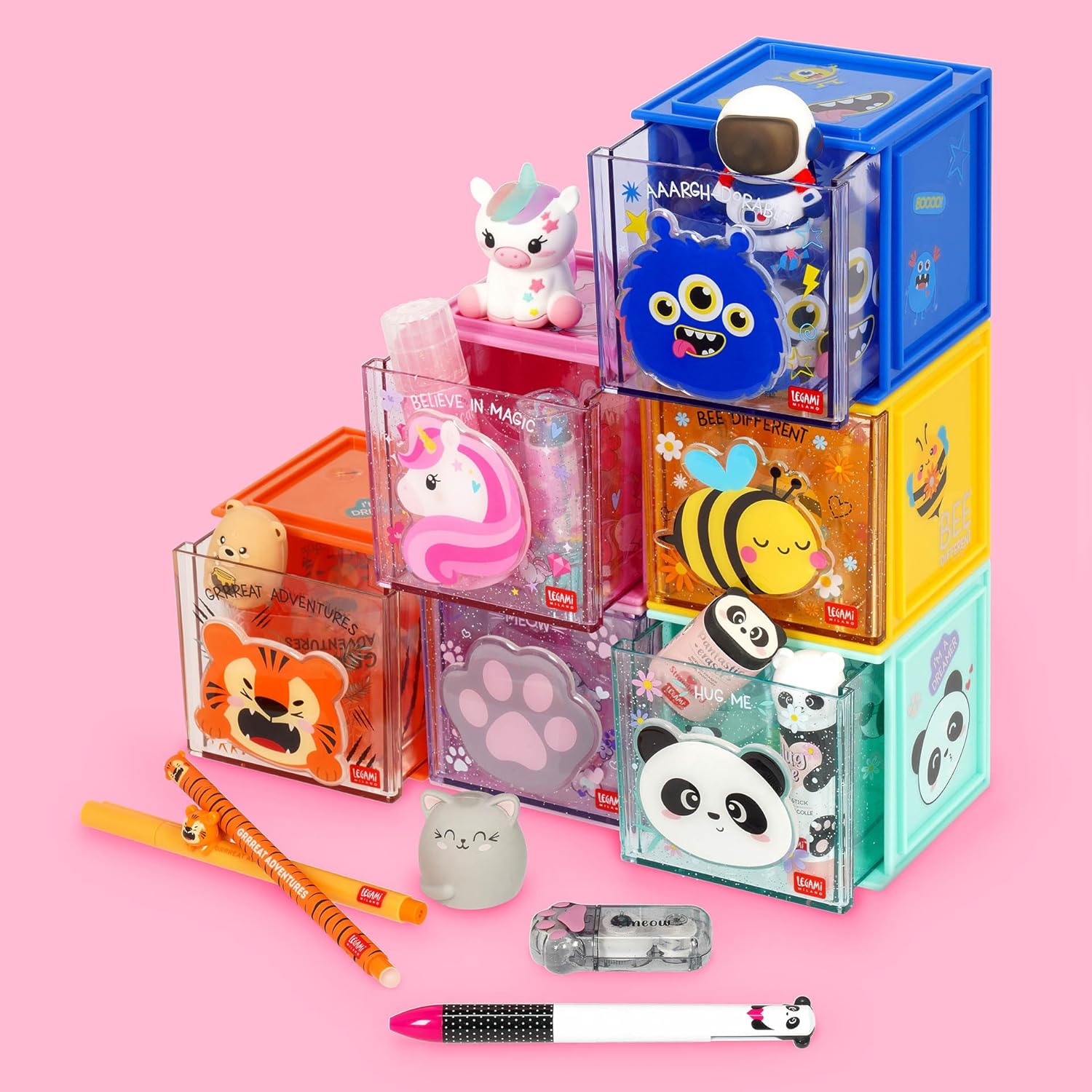 Boîte de Bureau Panda Cutie Cubes – Image 6