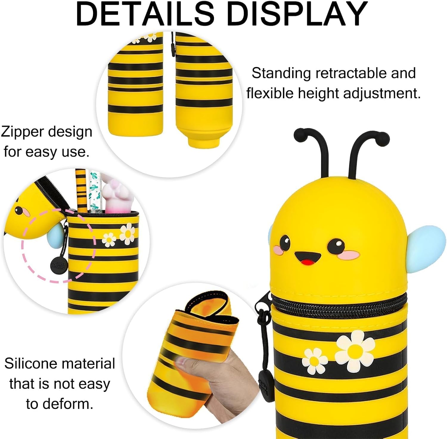 Trousse Kawaii Animaux 2 en 1 en Silicone – Image 4