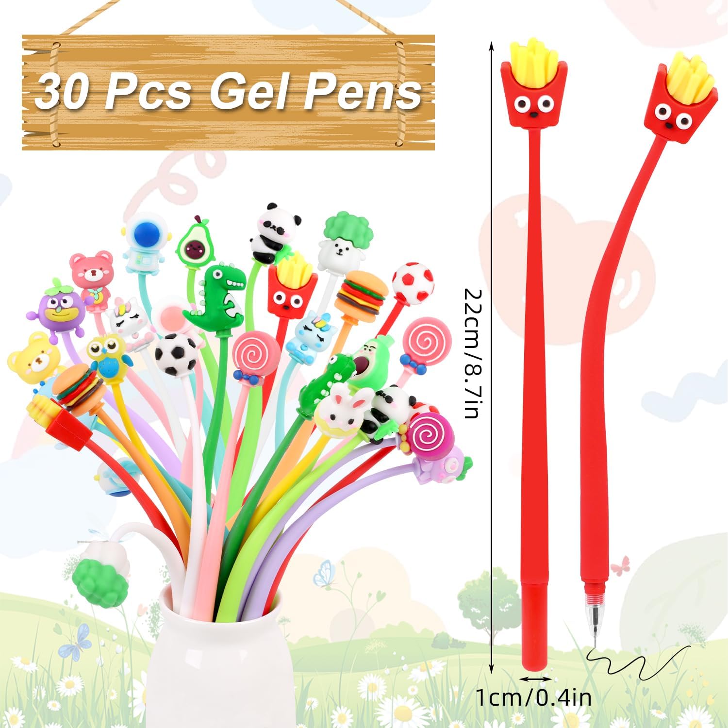 Stylo Kawaii Anti-Stress - 30pcs Drôles pour Enfants – Image 2