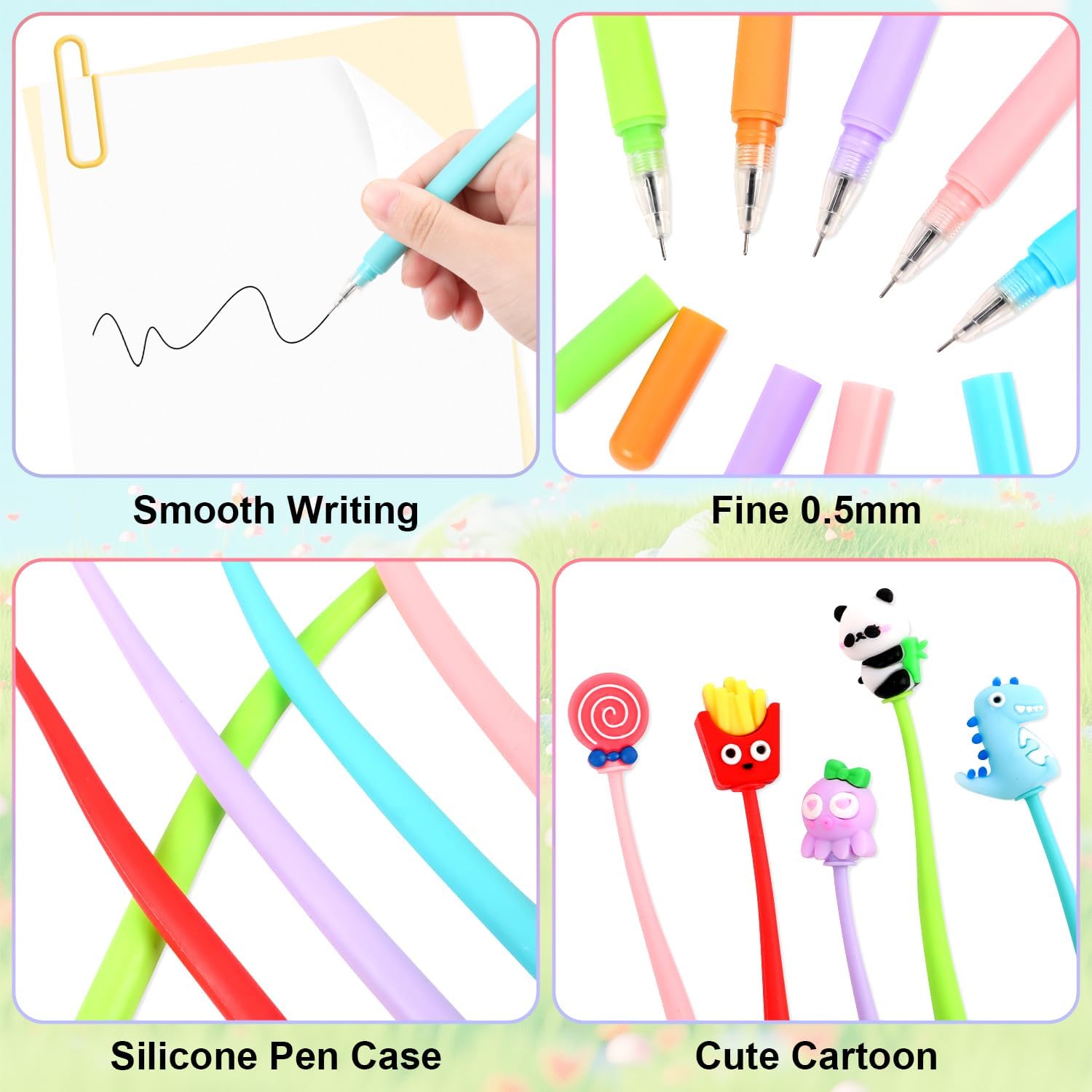 Stylo Kawaii Anti-Stress - 30pcs Drôles pour Enfants – Image 3
