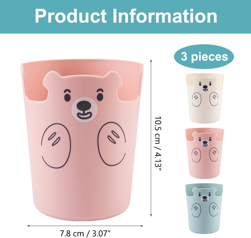 Organisateur de Bureau 3 Pièces - Porte-Stylos Créatif – Image 2