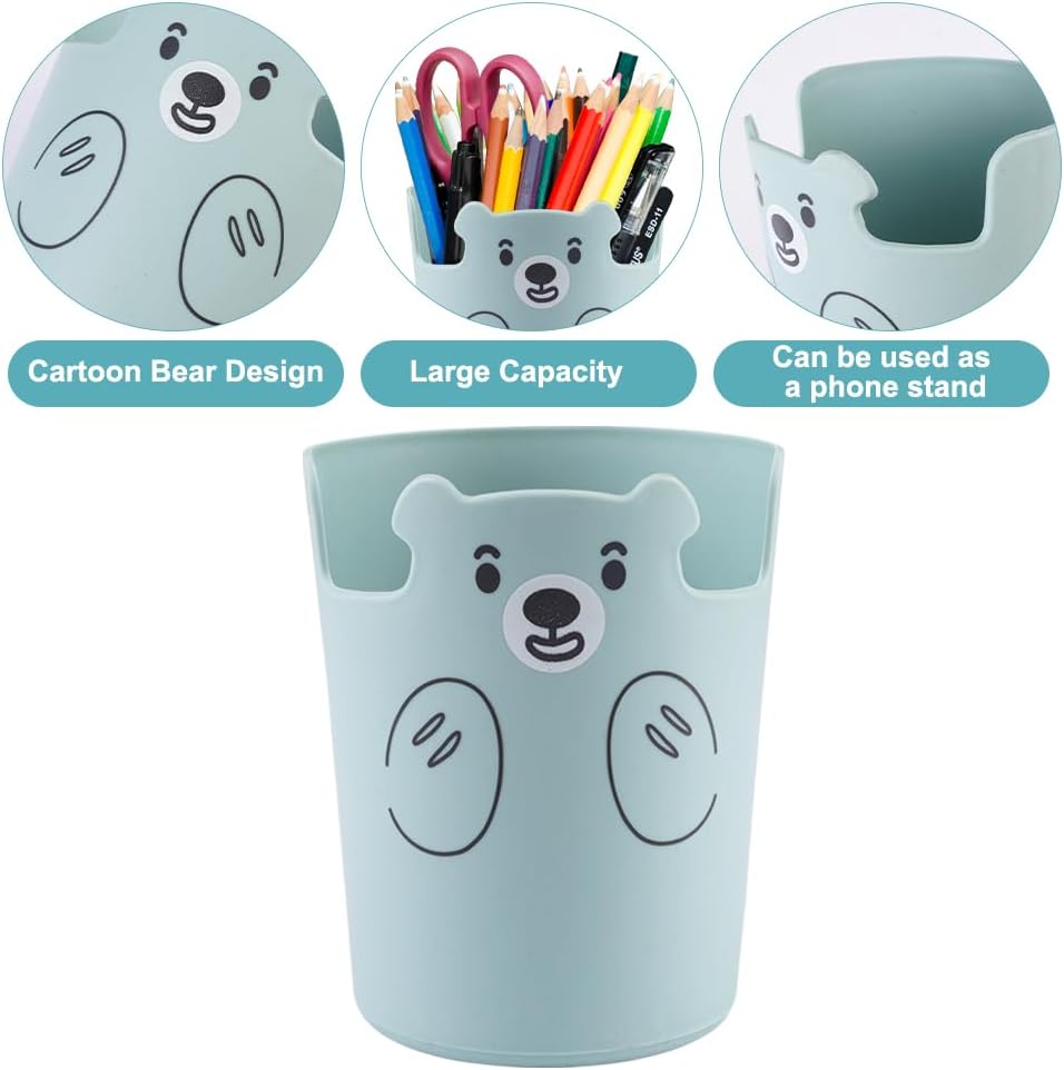 Organisateur de Bureau 3 Pièces - Porte-Stylos Créatif – Image 3