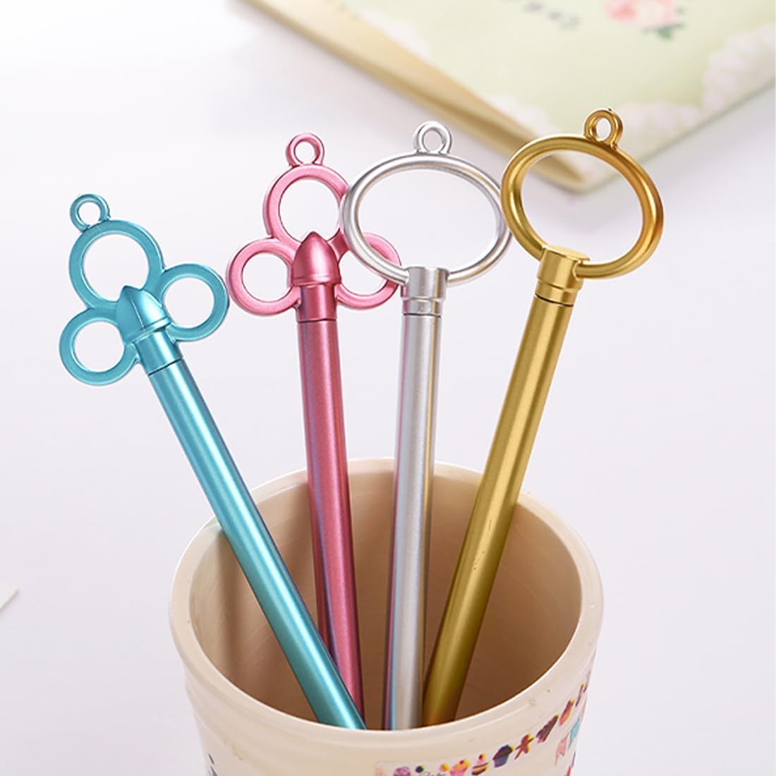 Stylos à bille Kawaii – 12 pièces mignonnes – Image 5