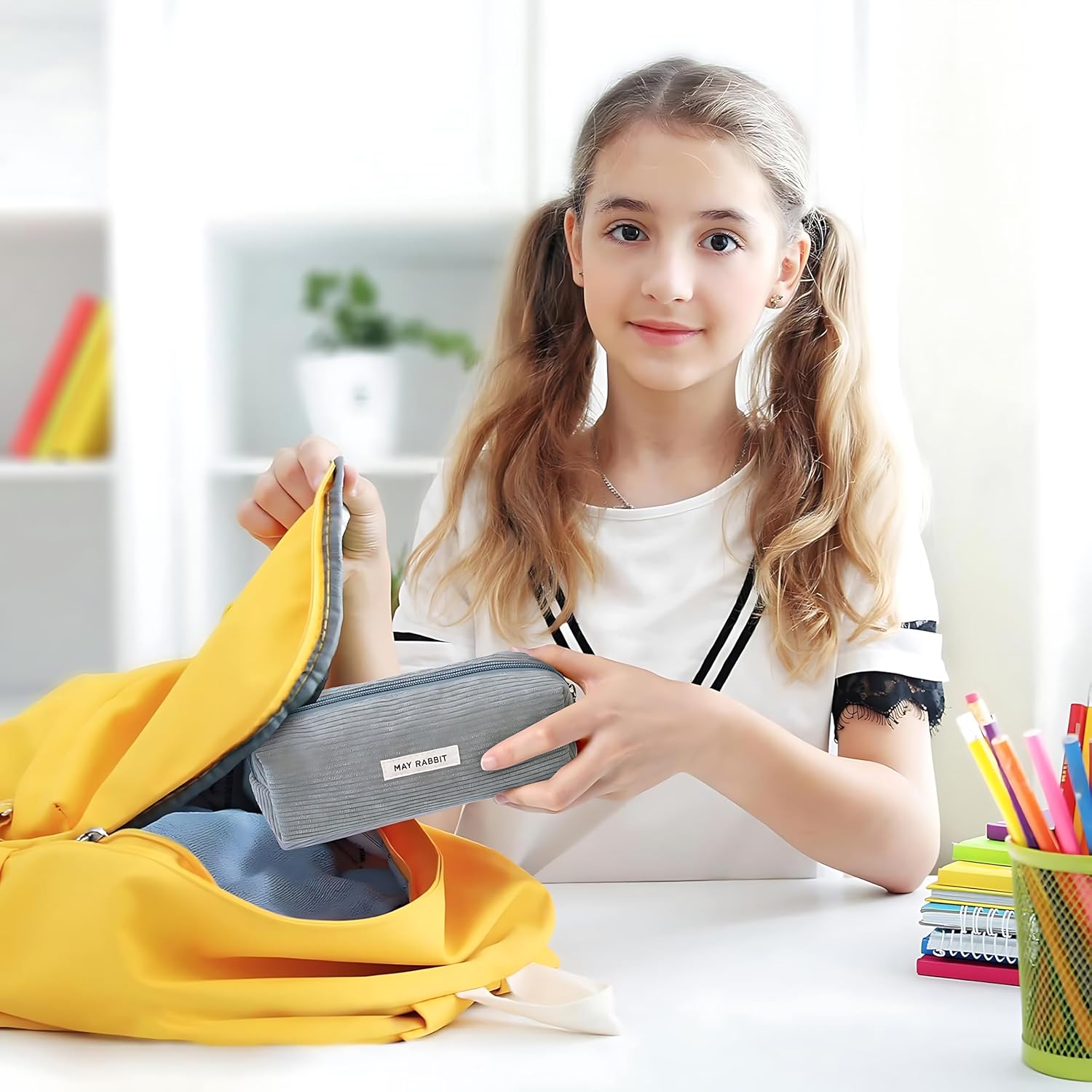Trousse Scolaire Grande Capacité 2 Pièces – Image 7