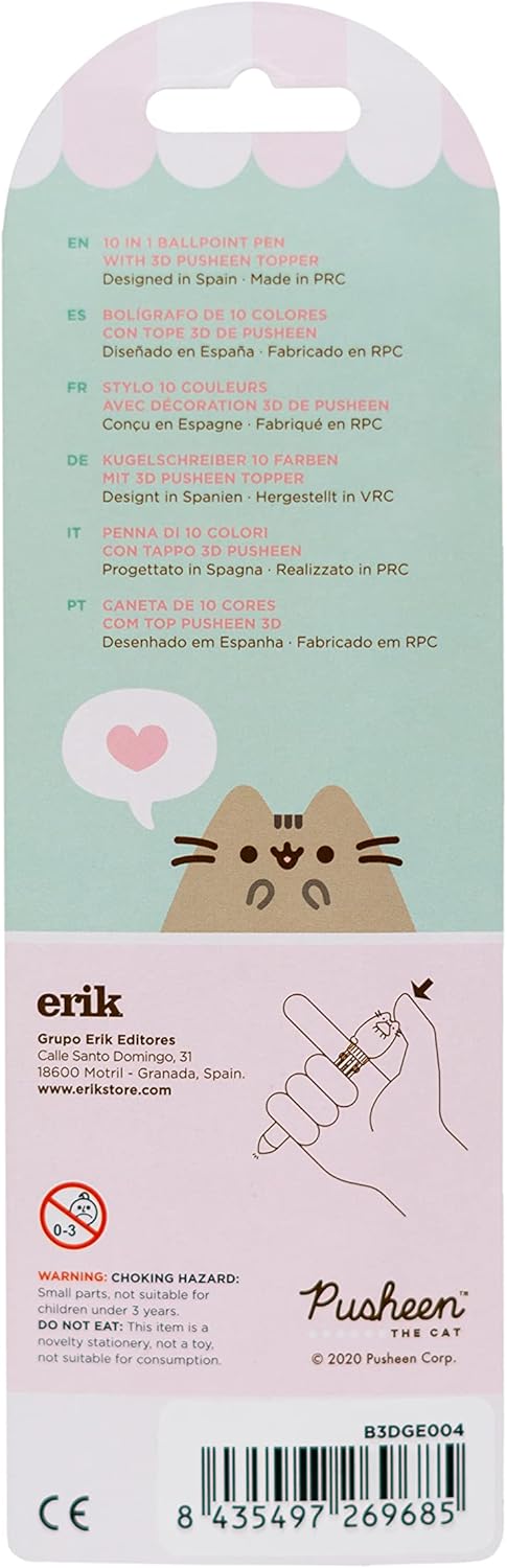 Stylo Pusheen 10 Couleurs - Cadeau Original Enfant – Image 4