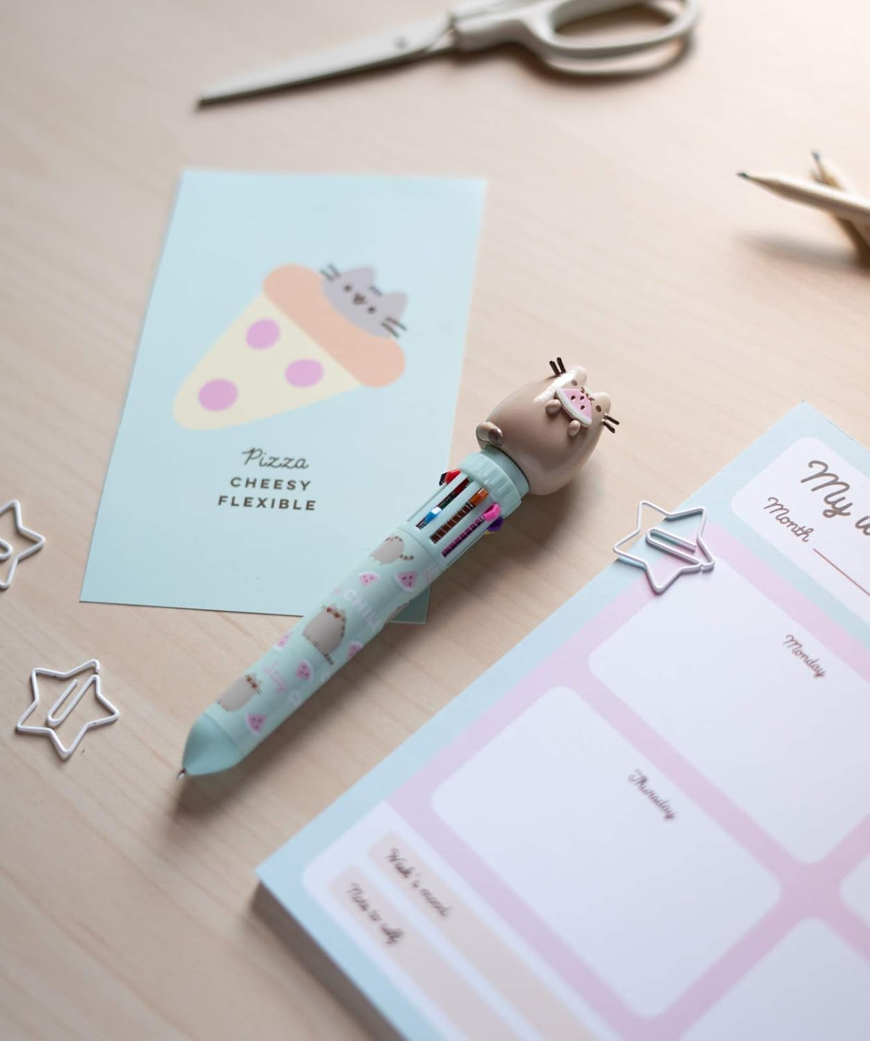 Stylo Pusheen 10 Couleurs - Cadeau Original Enfant – Image 6