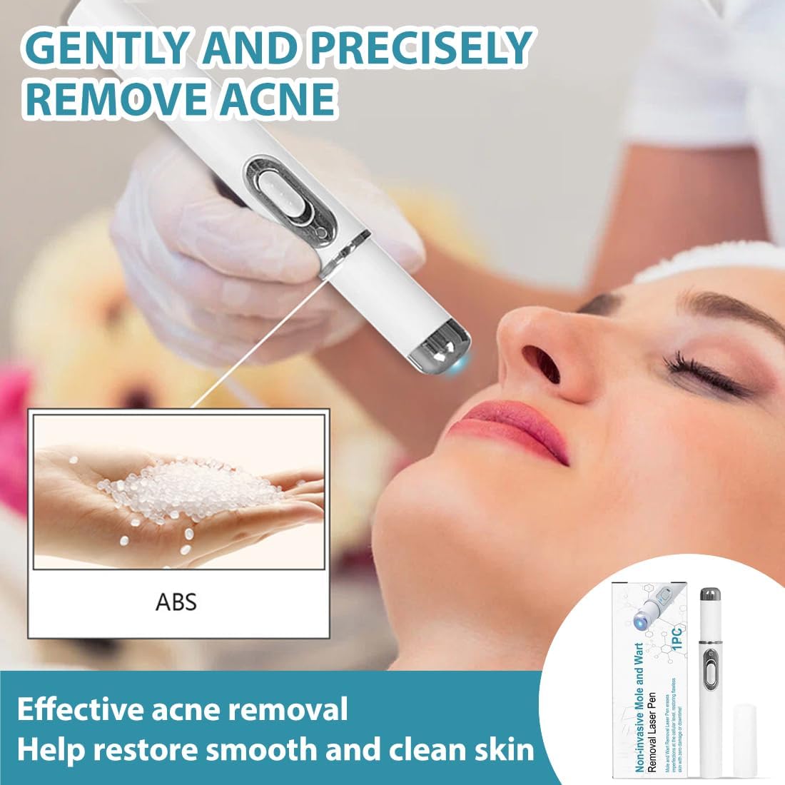Stylo Laser Bleu : Élimination Verrues & Soins Visage – Image 5