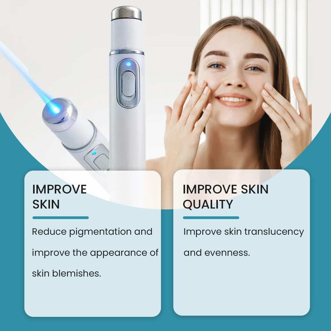 Stylo Laser Bleu : Élimination Verrues & Soins Visage – Image 6