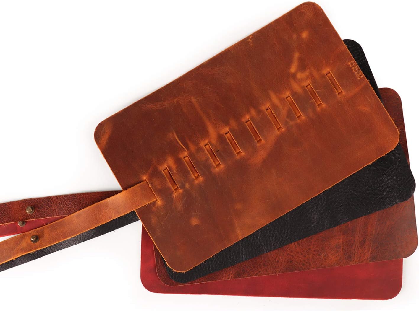 Étui en Cuir Véritable Londo pour Crayons et Stylos – Image 9