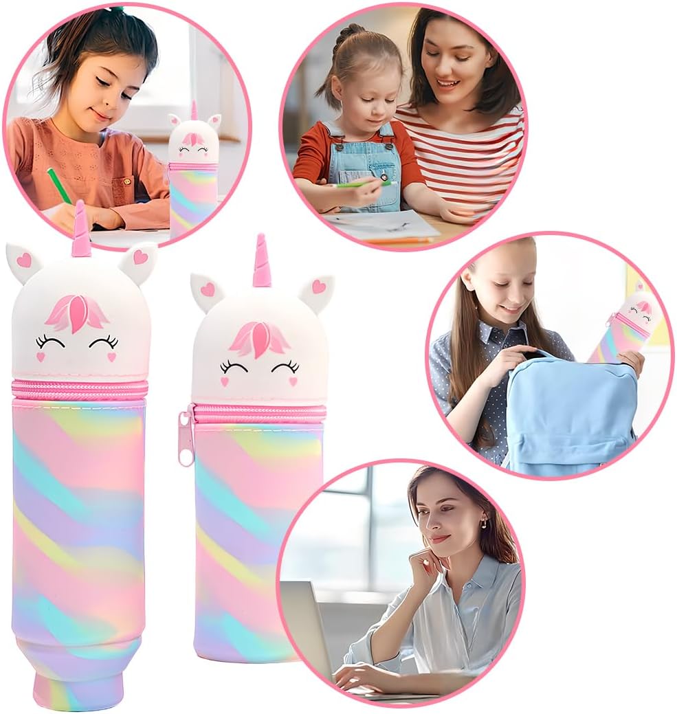 Trousse Licorne en Silicone 2 en 1 – Image 5