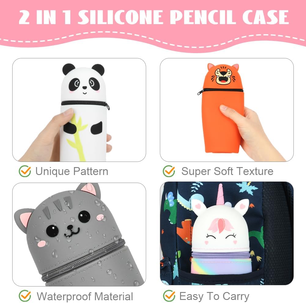 « Étui Silicone Kawaii Licorne Rétractable 2 en 1 » – Image 6