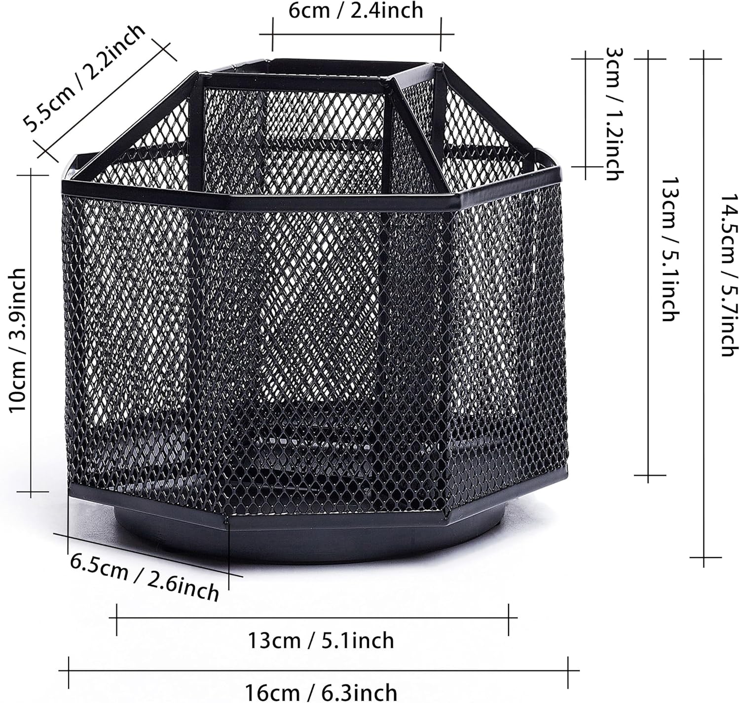 Organisateur de Bureau Rotatif 360° Antidérapant – Image 4