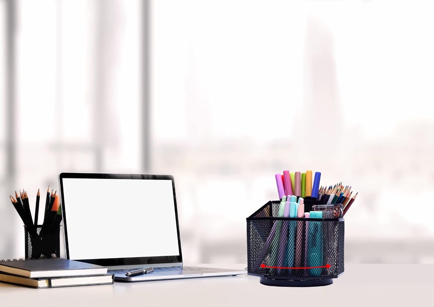 Organisateur de Bureau Rotatif 360° Antidérapant – Image 5