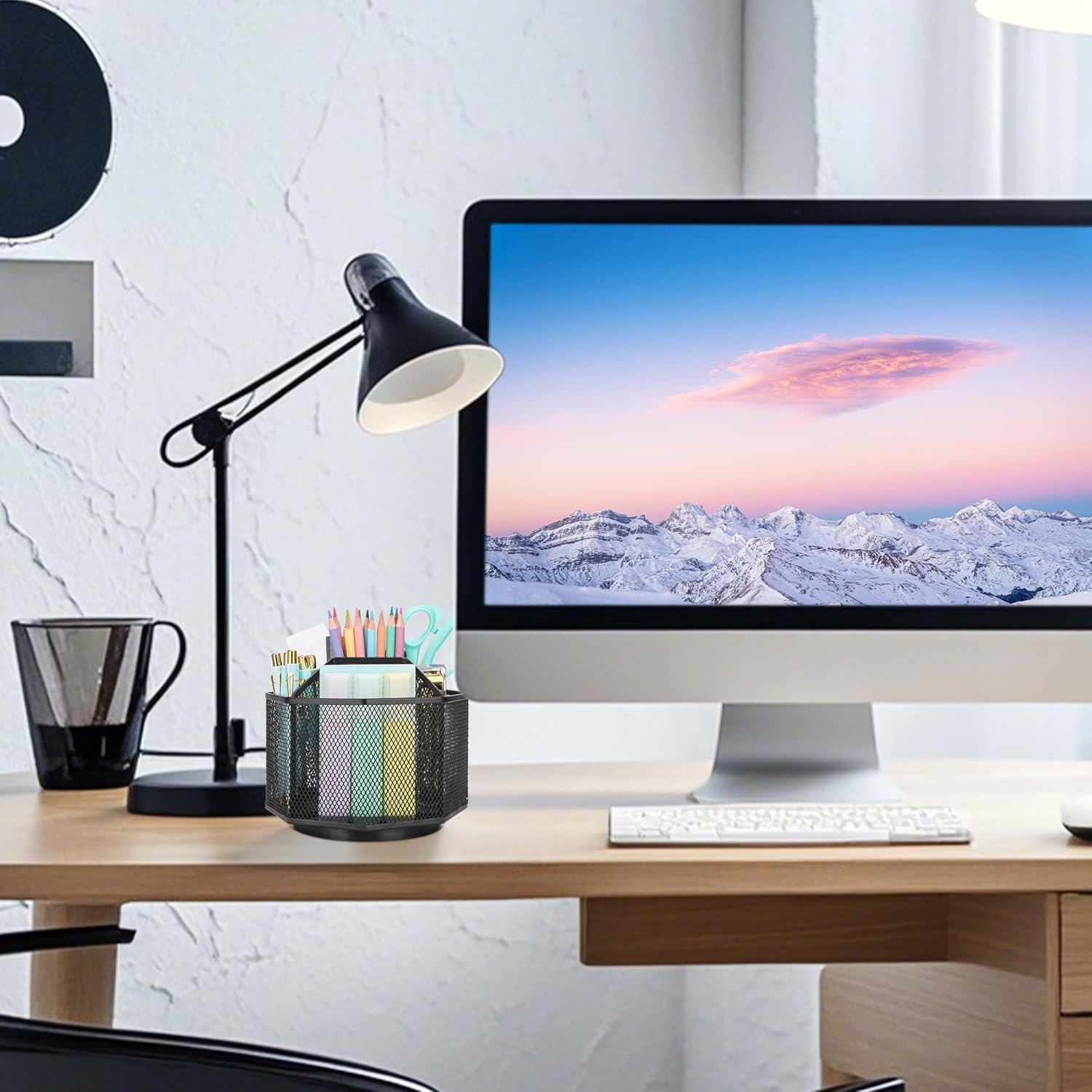 Organisateur de Bureau Rotatif 360° Antidérapant – Image 8