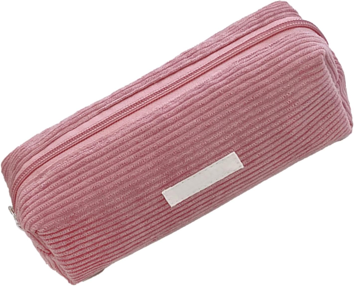 Trousse à Crayons en Velours Côtié - Rose Élégant – Image 8