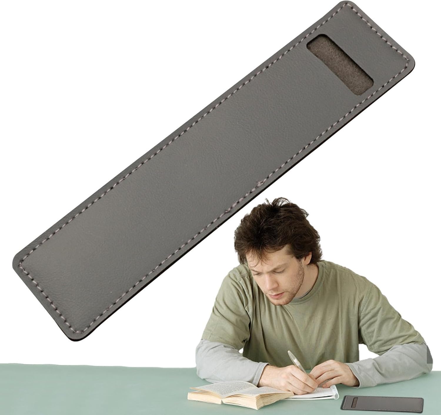 Étui en cuir pour stylos et crayons élégant – Image 8