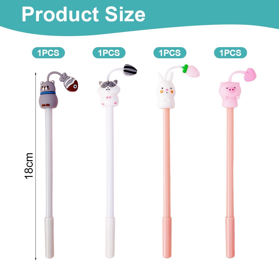 Stylos Gel Animaux 0,5 mm - Noir – Image 2