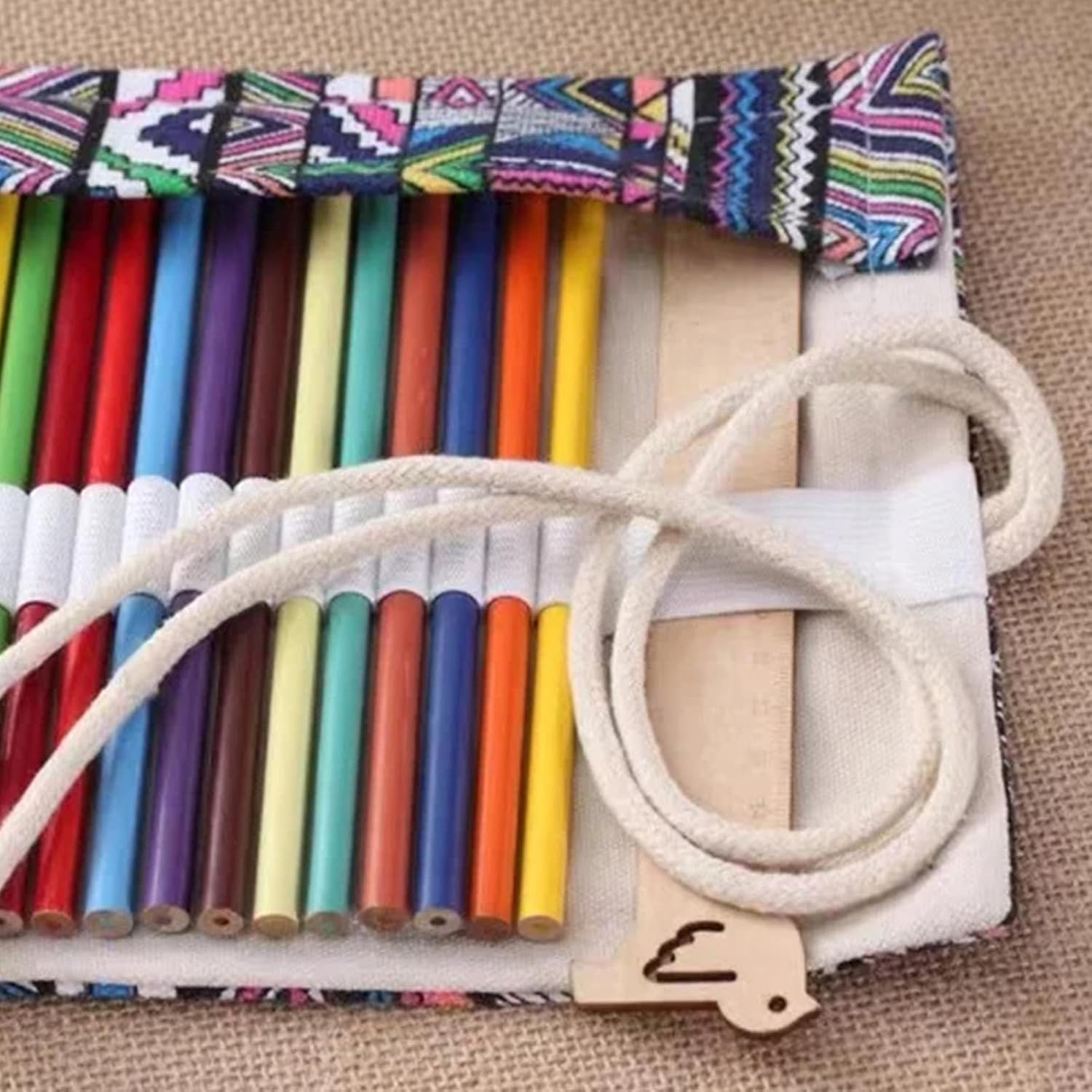 Étui à Crayons Enroulable - 48 Fentes Pratique – Image 6