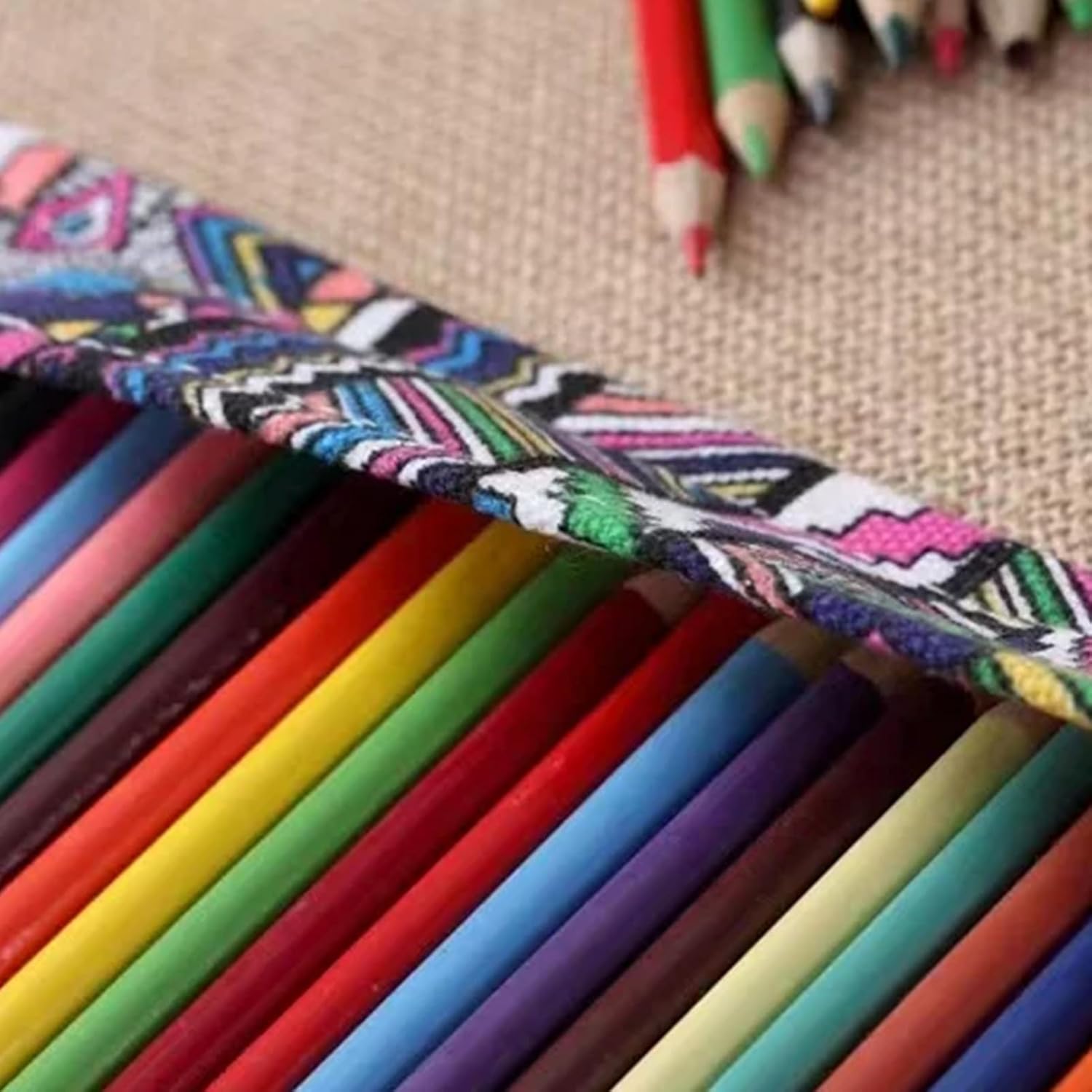 Étui à Crayons Enroulable - 48 Fentes Pratique – Image 7