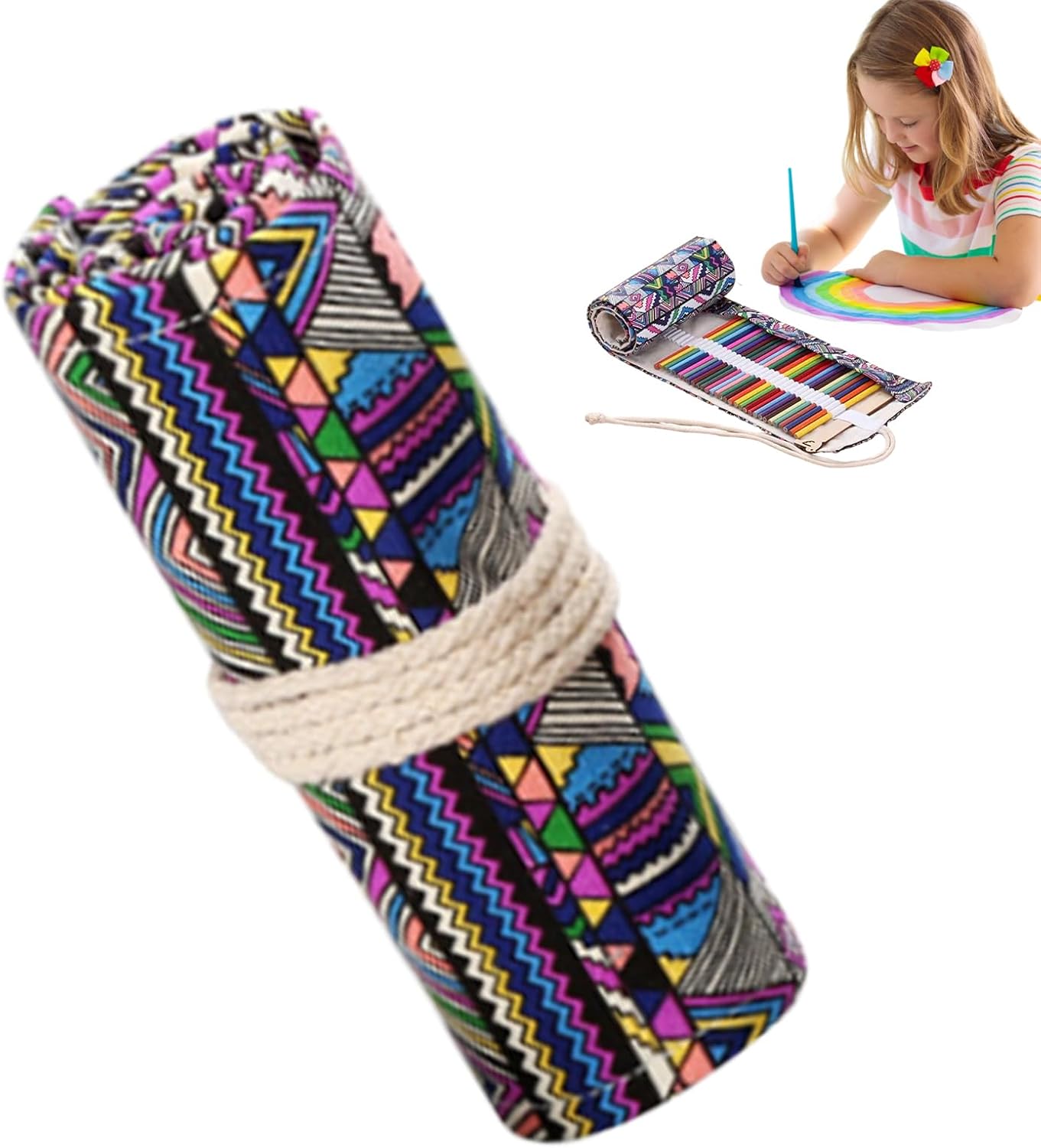 Étui à Crayons Enroulable - 48 Fentes Pratique – Image 8