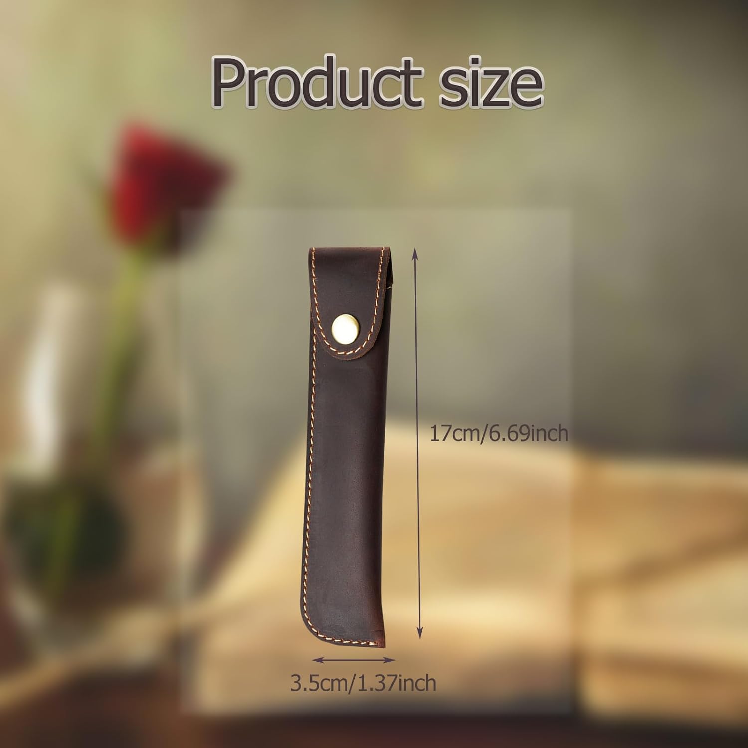 Stylos en Cuir Véritable - Étui Portatif Doux – Image 2