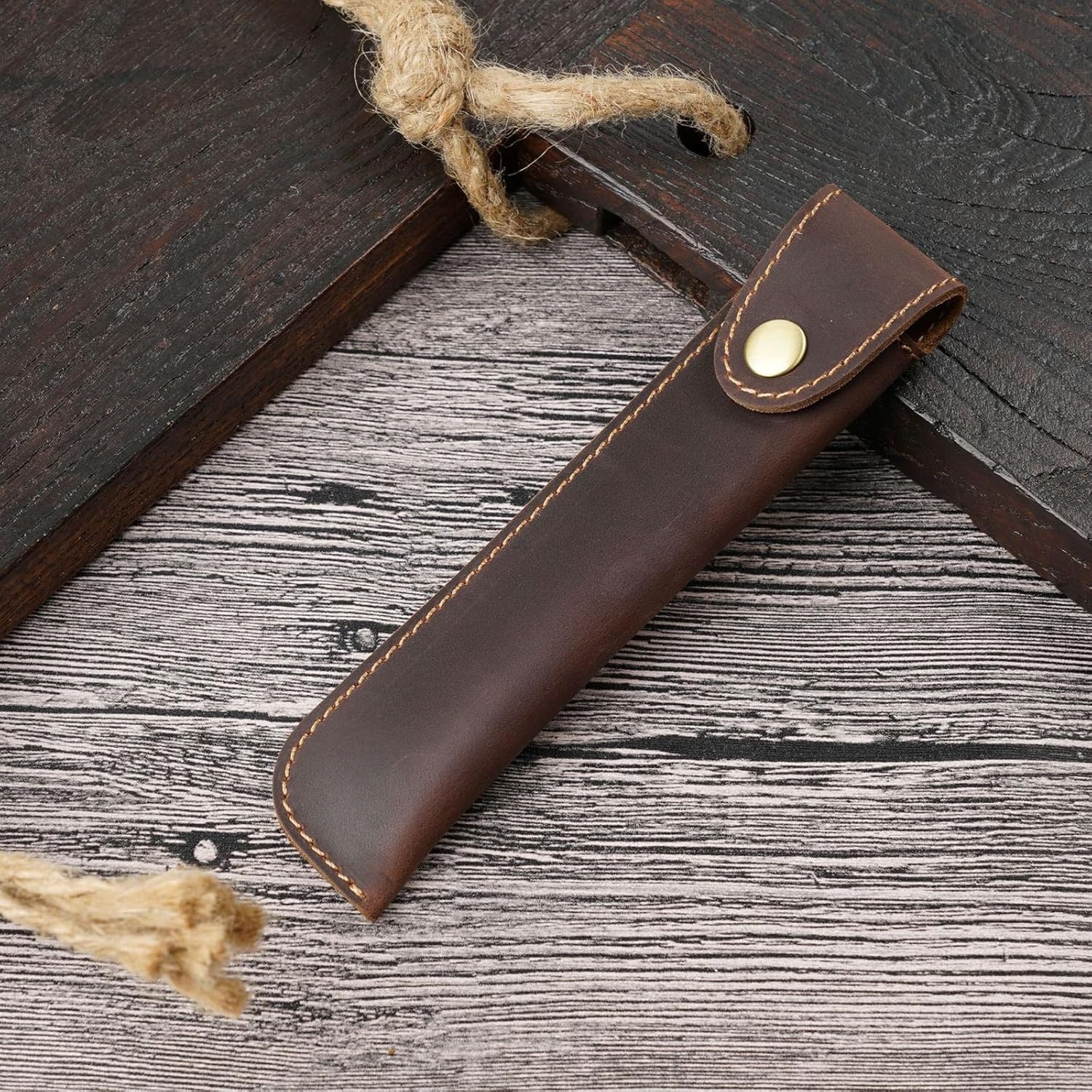 Stylos en Cuir Véritable - Étui Portatif Doux – Image 5