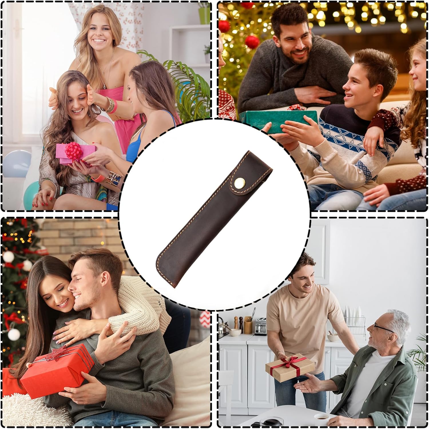 Stylos en Cuir Véritable - Étui Portatif Doux – Image 7