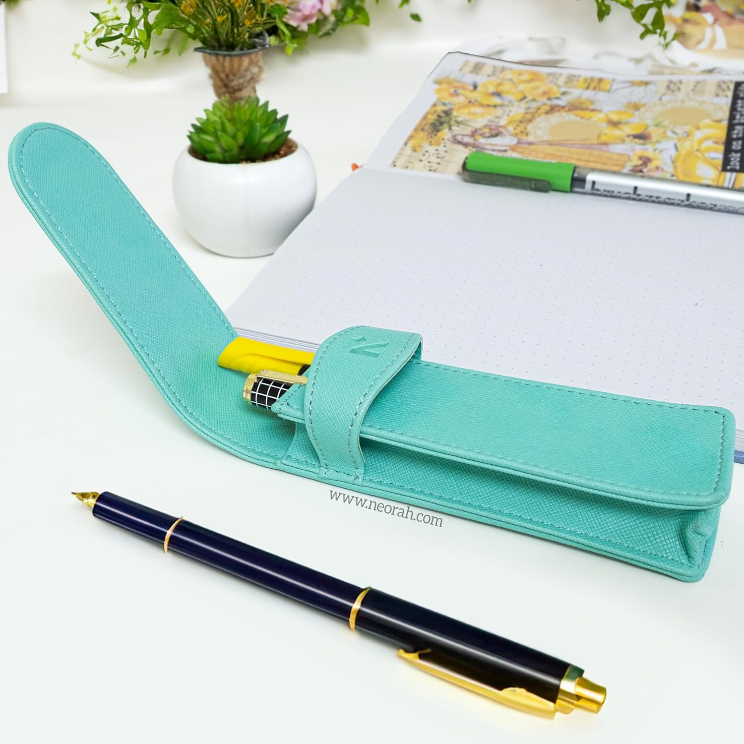 Trousse à Stylos en Cuir Handmade - Cadeau Parfait – Image 6