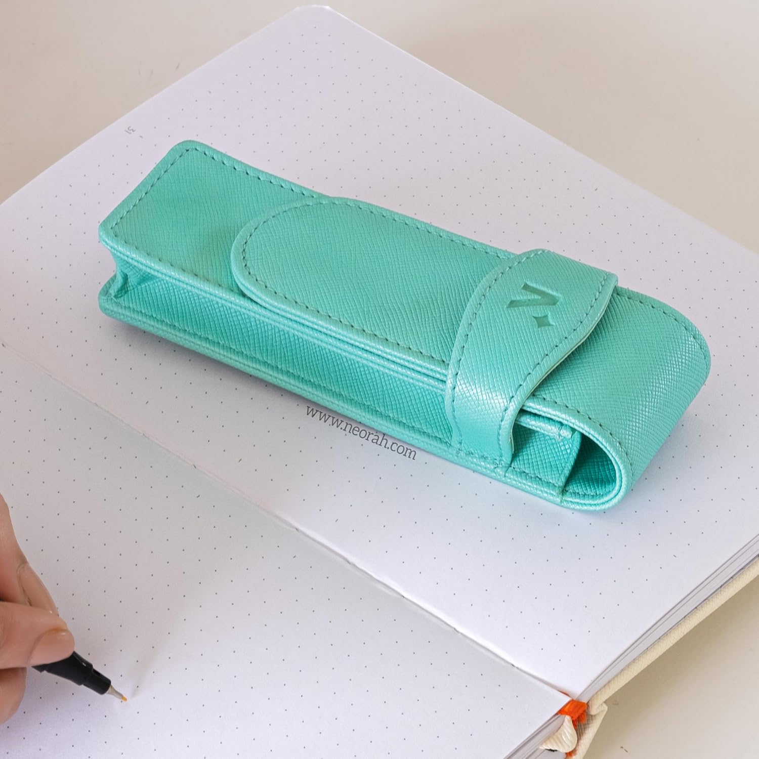 Trousse à Stylos en Cuir Handmade - Cadeau Parfait – Image 9