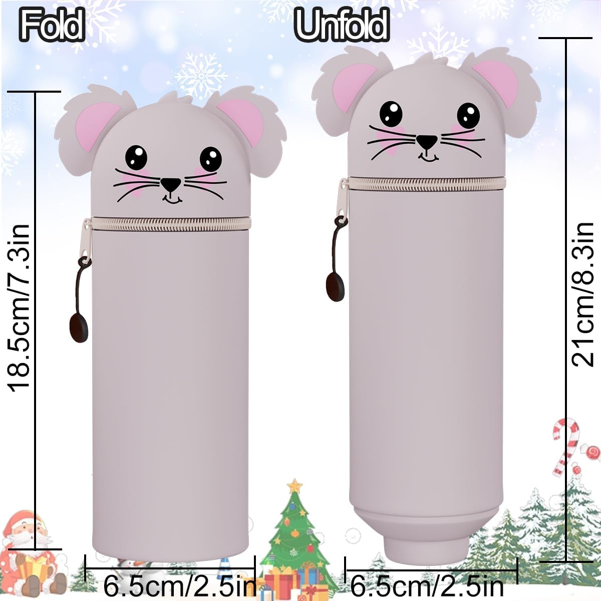 Lot Kawaii : Trousse Souple + 12 Stylos Gel Effaçables – Image 2