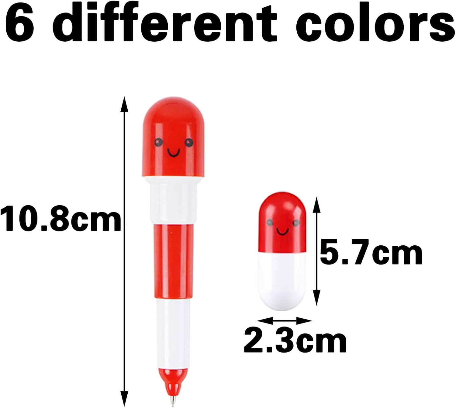 12 Mini Stylos Rétractables Multicolores - Cadeau Idéal ! – Image 2