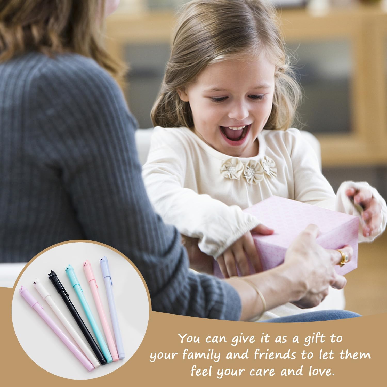 Stylos Gel Chats - Lot de 6 Colorés pour Filles – Image 5