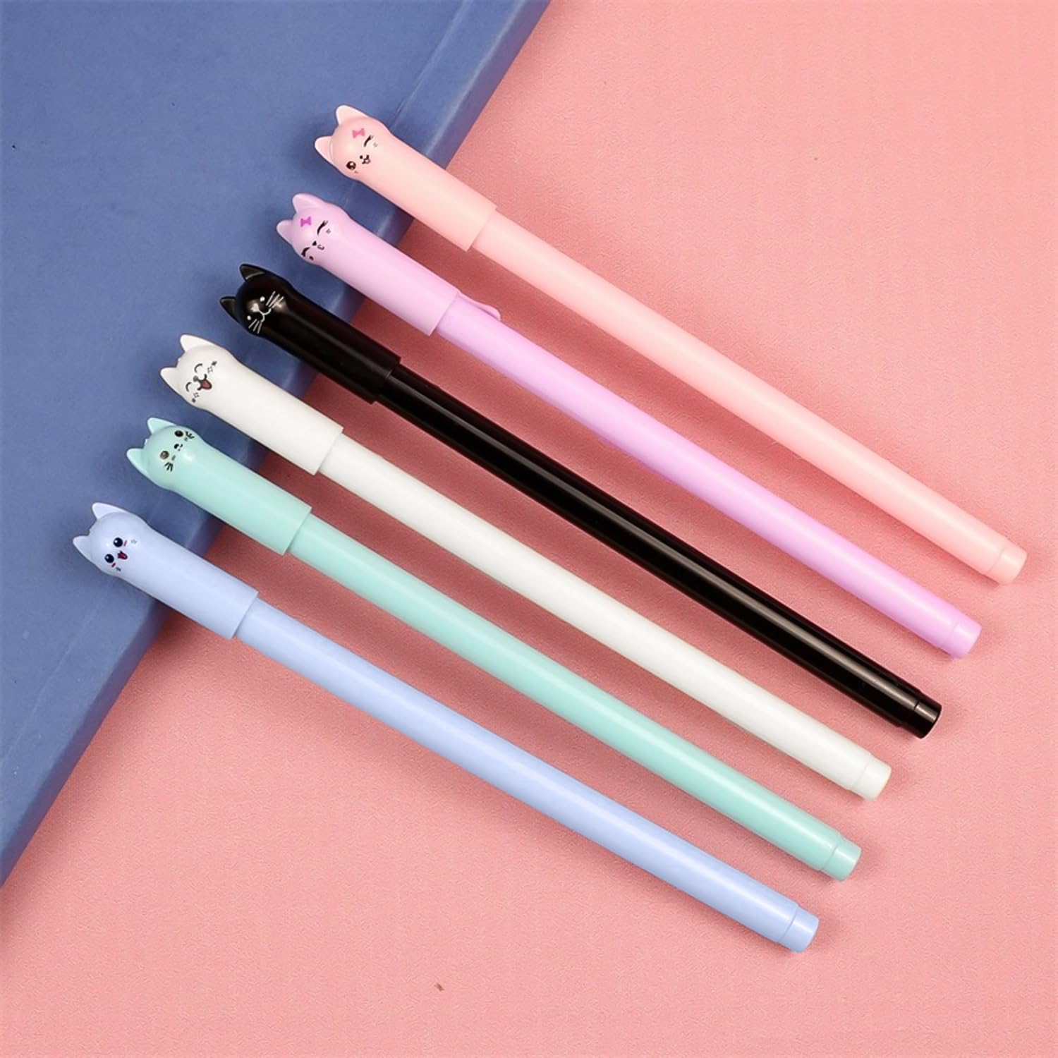 Stylos Gel Chats - Lot de 6 Colorés pour Filles – Image 6
