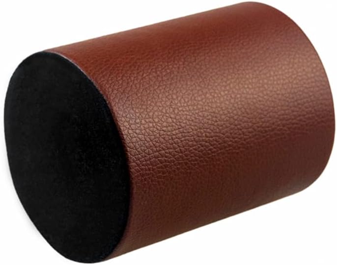 Pot à crayons Porte stylos en cuir marron élégant – Image 6