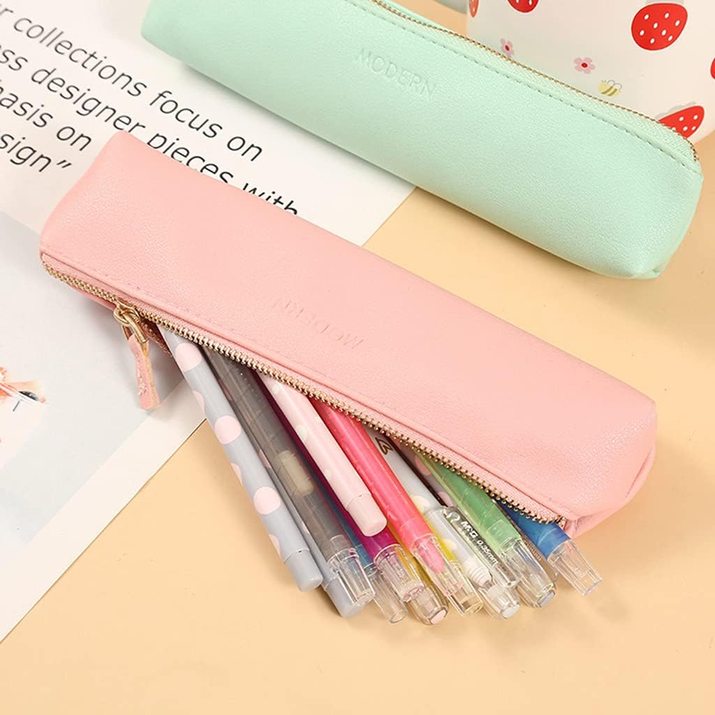 Trousse en PU Imperméable pour Stylos Colorée – Image 6